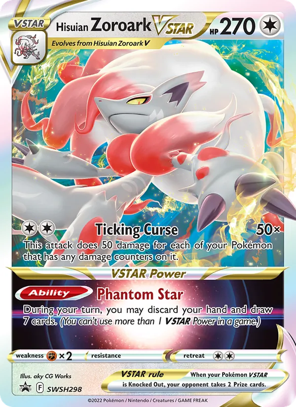 Hisuian Zoroark VSTAR — Jumbo Cards #SWSH298