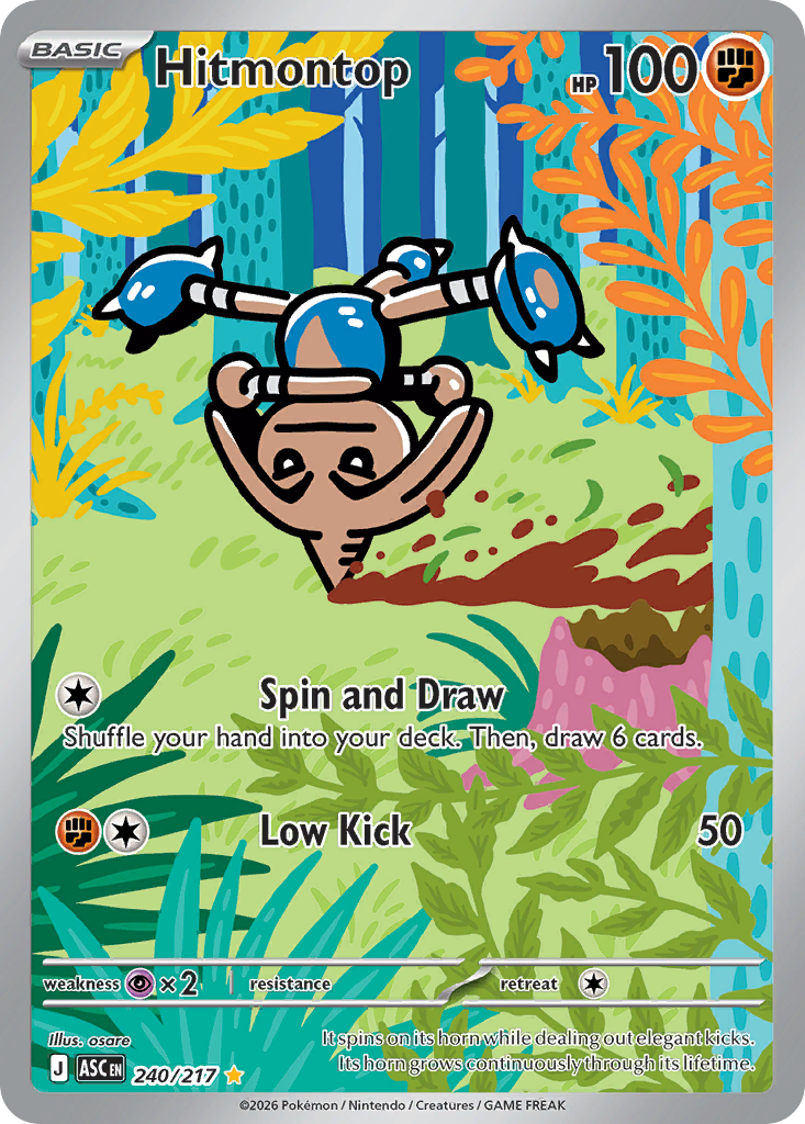 Hitmontop — ME: Ascended Heroes #240/217