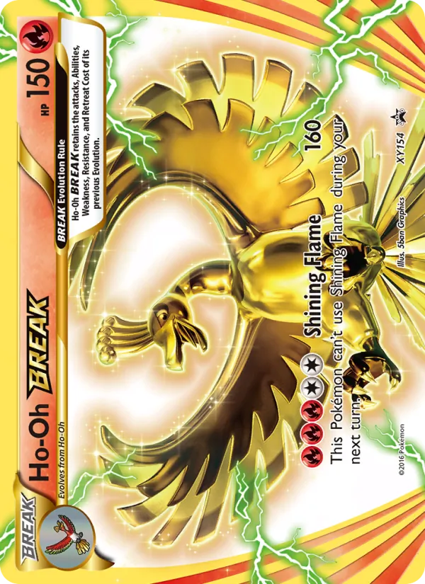 Ho-Oh BREAK — XY Promos #XY154