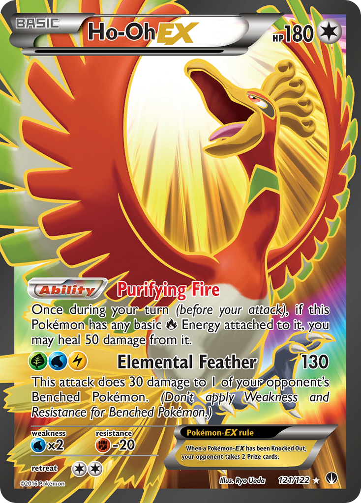 Ho-Oh EX (Full Art) — XY - BREAKpoint #121/122