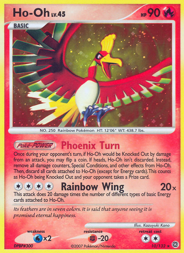 Ho-Oh — Secret Wonders #10/132