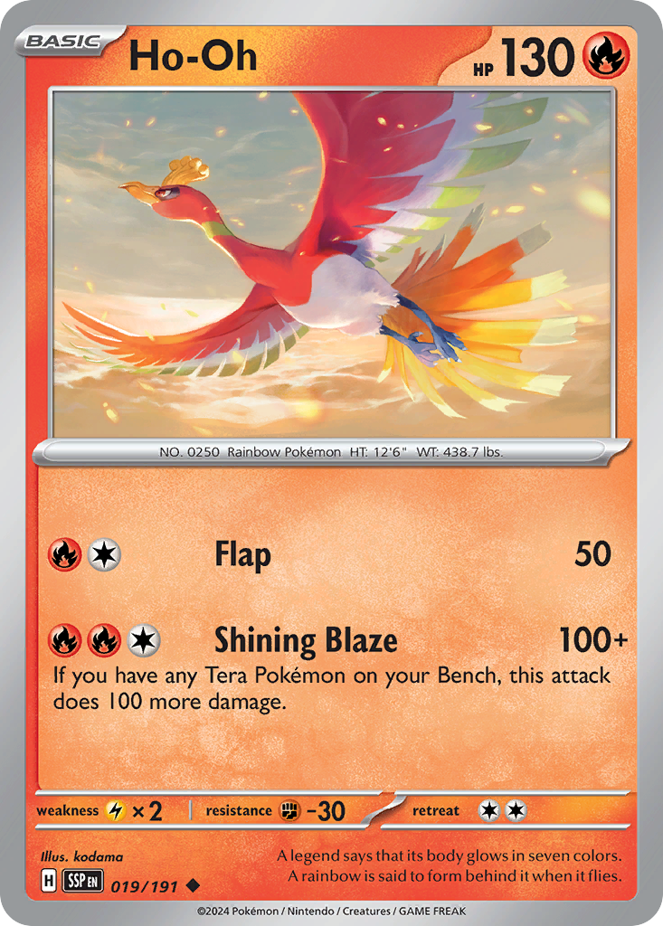 Ho-Oh — SV08: Surging Sparks #019/191