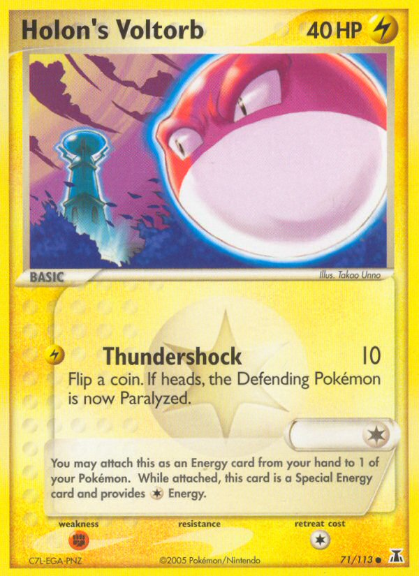 Holon's Voltorb — Delta Species #71/113