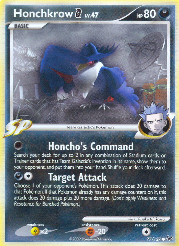 Honchkrow G — Platinum #77/127