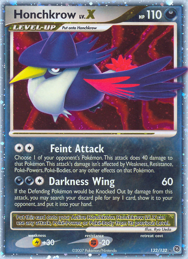 Honchkrow LV.X — Secret Wonders #132/132
