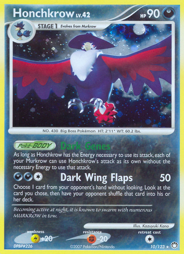 Honchkrow — Mysterious Treasures #10/123