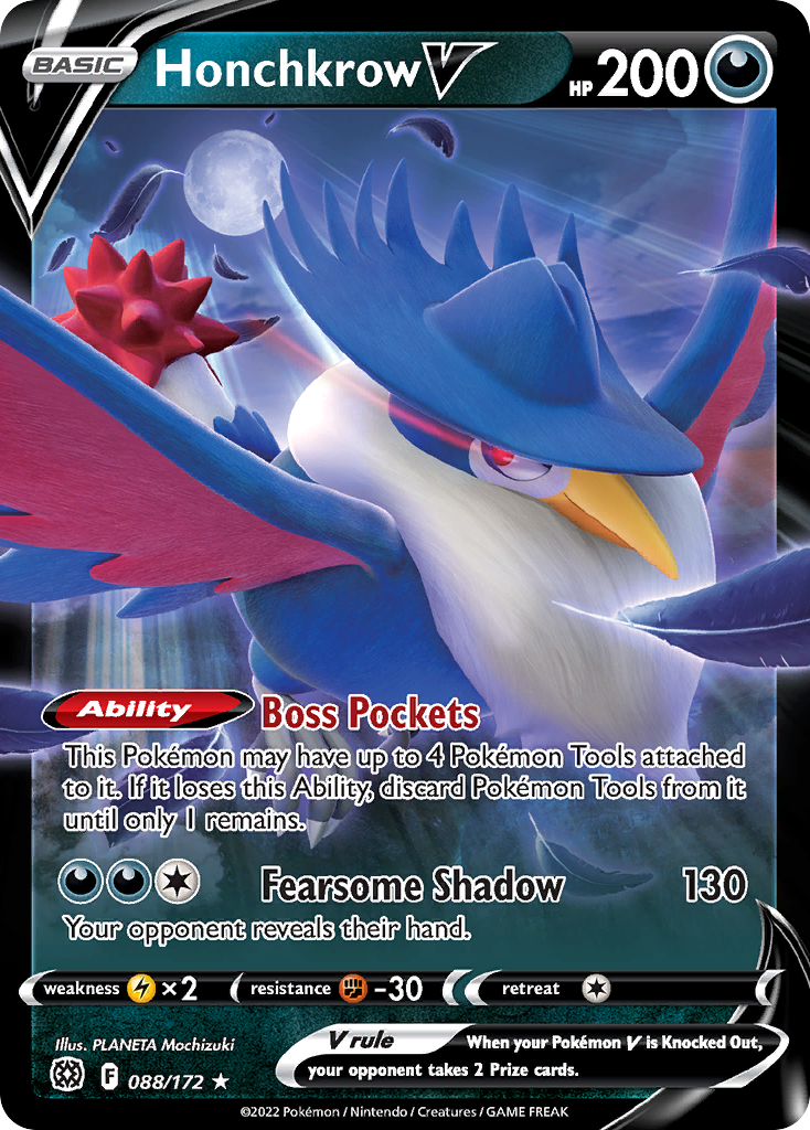 Honchkrow V — Prize Pack Series Cards #088/172