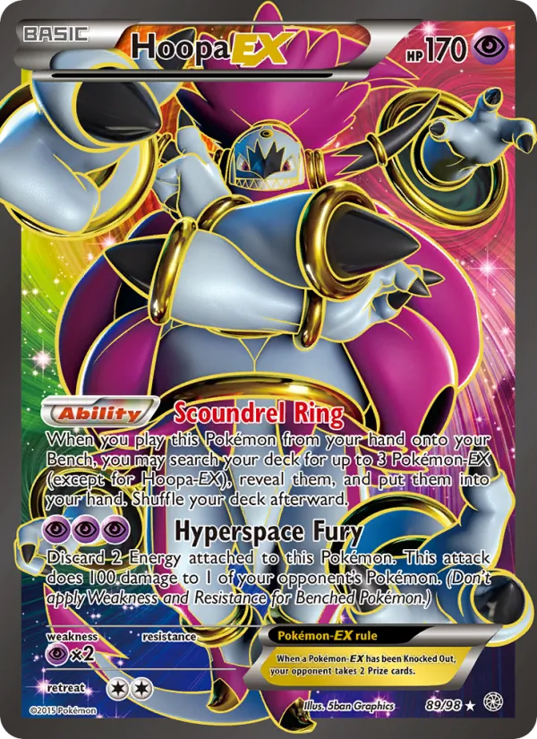 Hoopa EX (89 Full Art) — XY - Ancient Origins #89/98