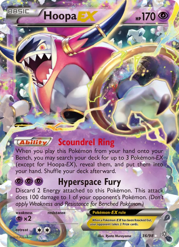 Hoopa EX — Jumbo Cards #036/098