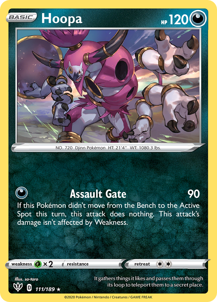 Hoopa — SWSH03: Darkness Ablaze #111/189