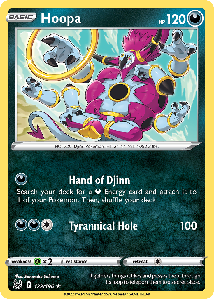 Hoopa — SWSH11: Lost Origin #122/196