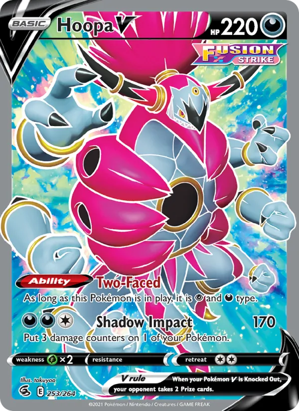 Hoopa V (Full Art) — SWSH08: Fusion Strike #253/264