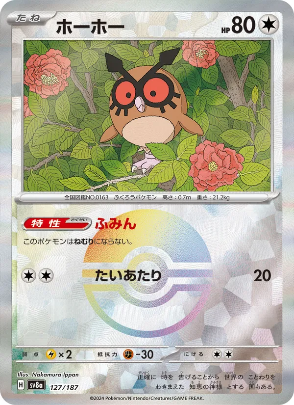 Hoothoot (Master Ball Pattern)