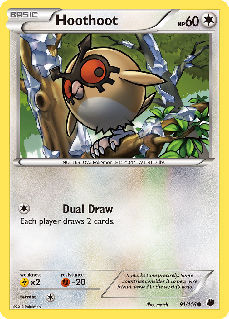 Hoothoot — Plasma Freeze #91/116
