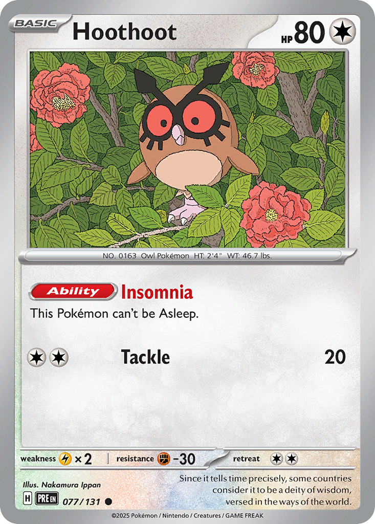 Hoothoot (Poke Ball Pattern)