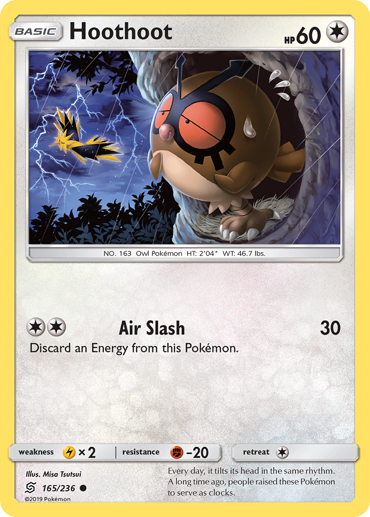 Hoothoot — SM - Unified Minds #165/236