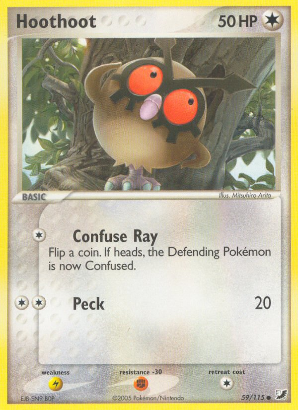 Hoothoot — Unseen Forces #59/115