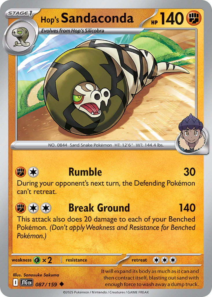 Hop's Sandaconda — SV09: Journey Together #087/159