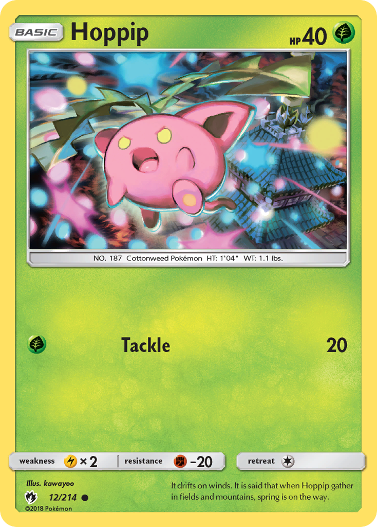 Hoppip (12) — SM - Lost Thunder #12/214