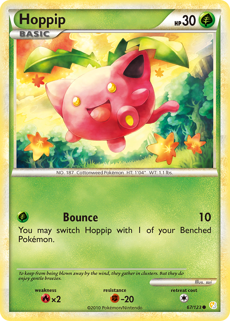 Hoppip — HeartGold SoulSilver #67/123