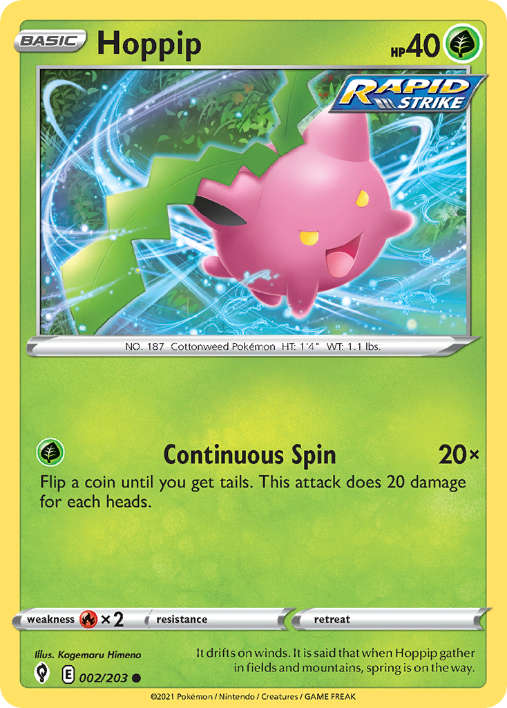 Hoppip — SWSH07: Evolving Skies #002/203