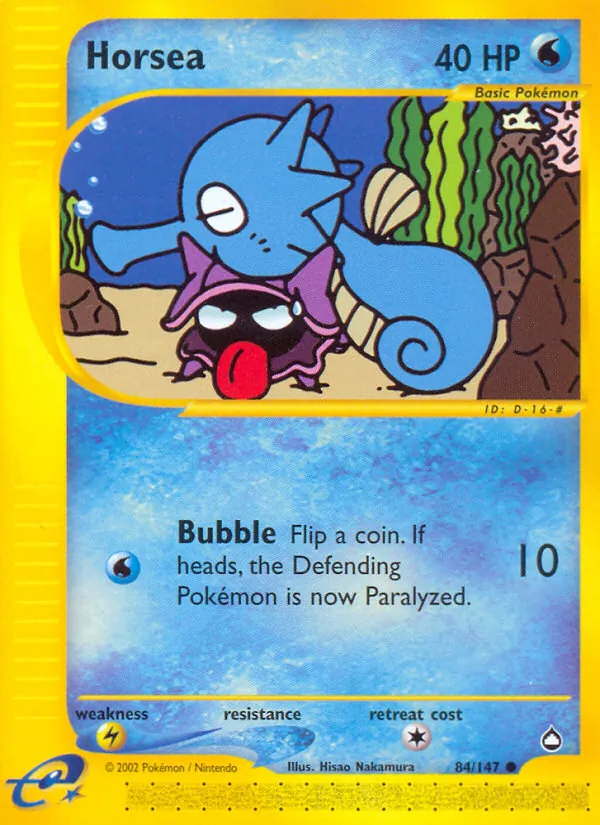 Horsea (84) — Aquapolis #084/147