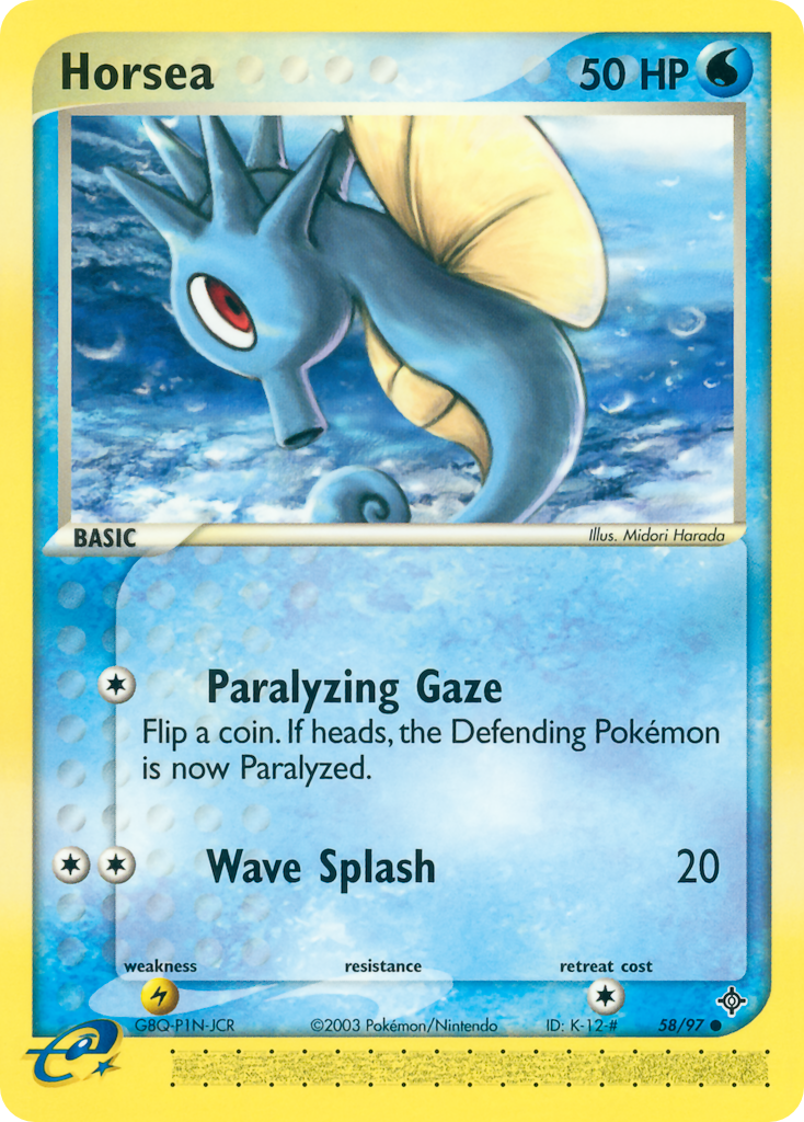 Horsea — Dragon #58/97