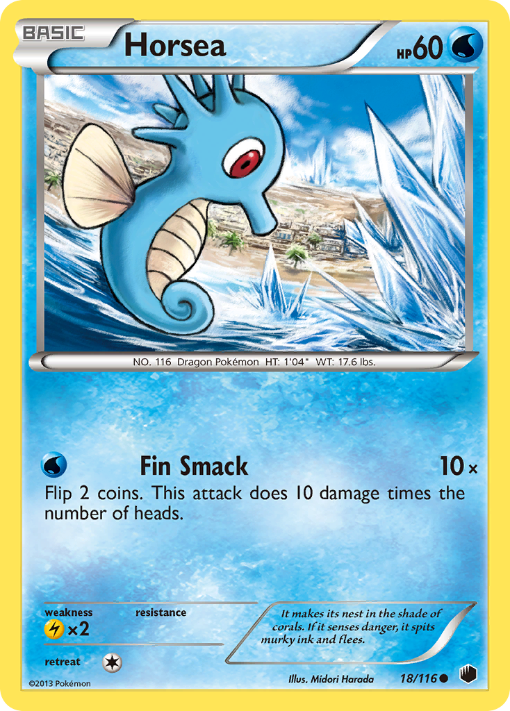 Horsea — Plasma Freeze #18/116