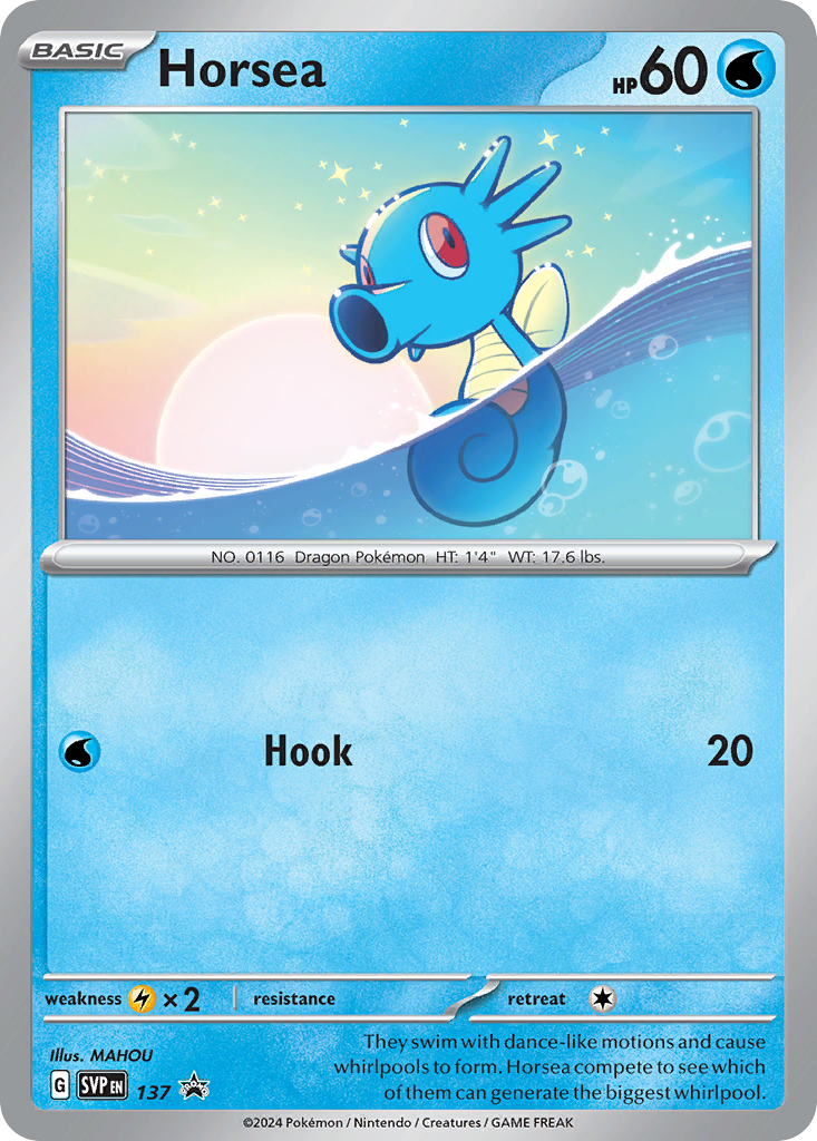 Horsea — SV: Scarlet & Violet Promo Cards #137
