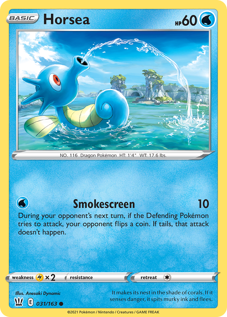 Horsea — SWSH05: Battle Styles #031/163