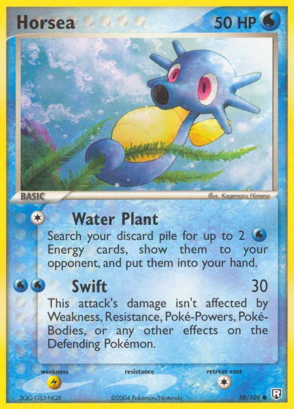 Horsea — Team Rocket Returns #58/109