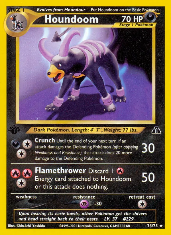 Houndoom (23) — Neo Discovery #23/75