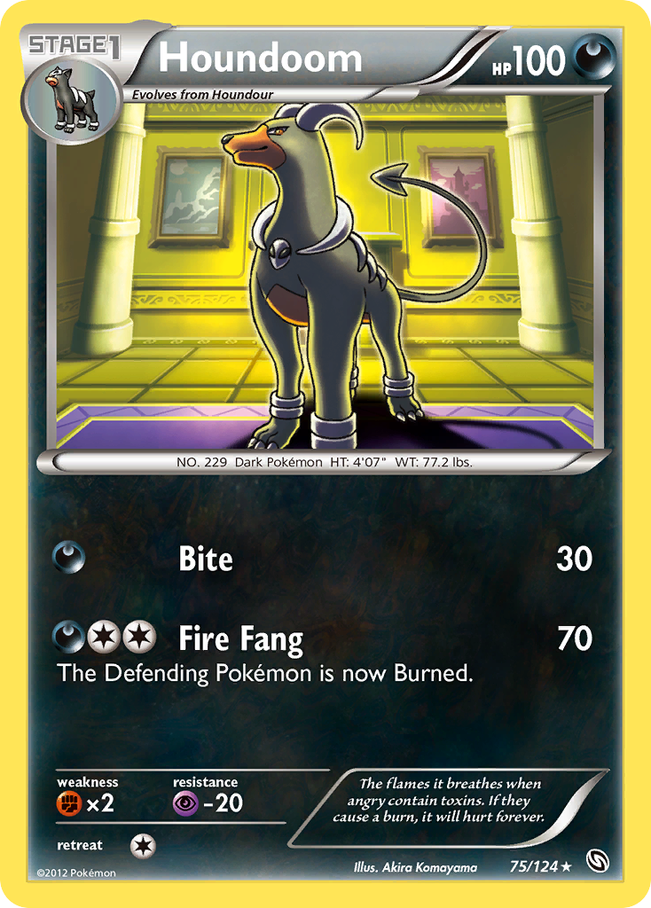 Houndoom — Dragons Exalted #75/124