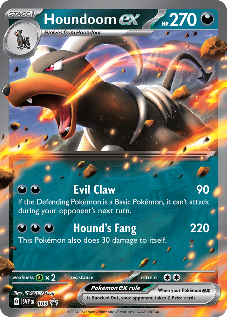 Houndoom ex — SV: Scarlet & Violet Promo Cards #103