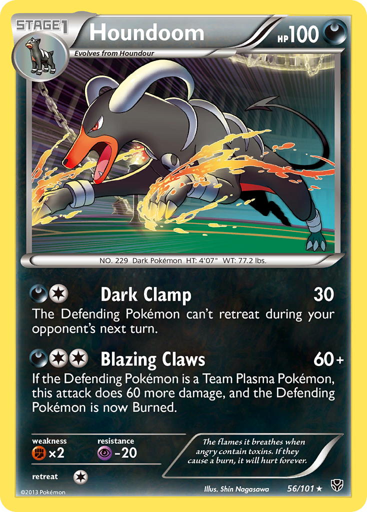 Houndoom — Plasma Blast #56/101