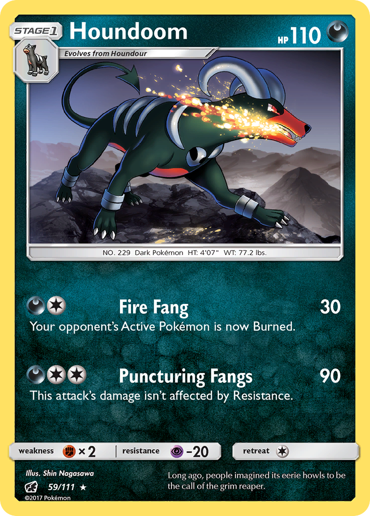 Houndoom — SM - Crimson Invasion #59/111
