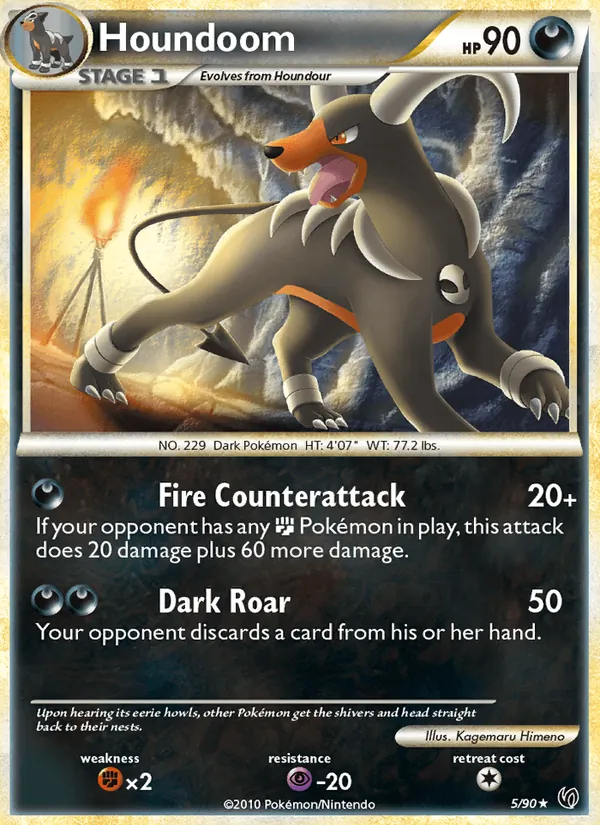 Houndoom — Undaunted #5/90