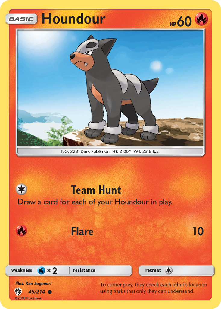 Houndour — SM - Lost Thunder #45/214