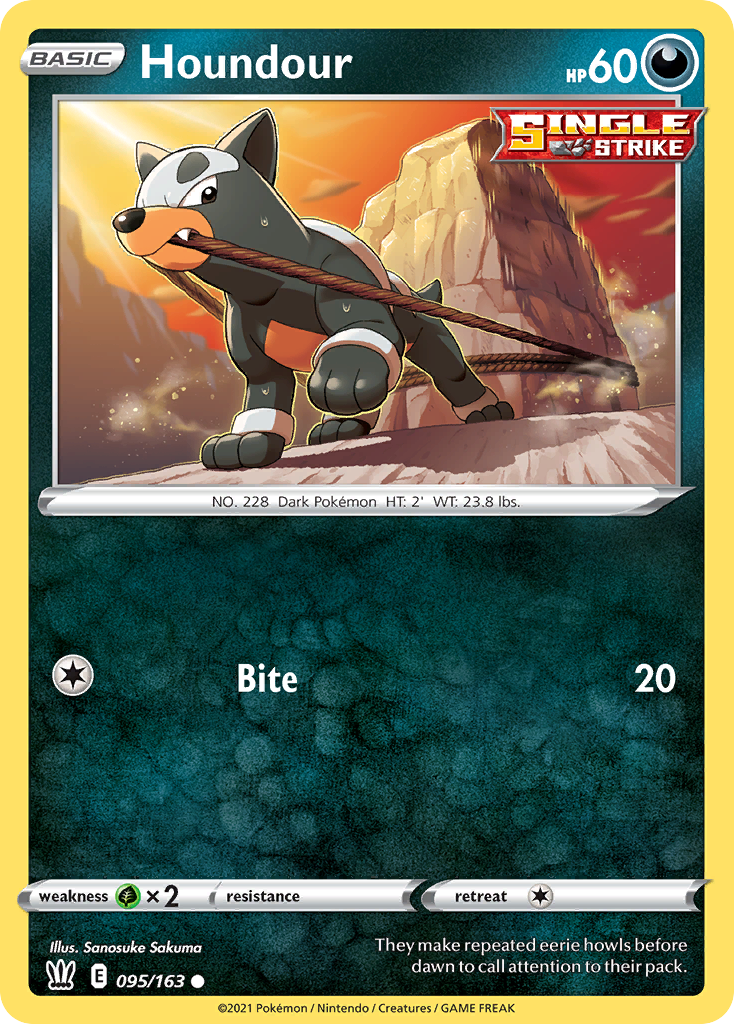 Houndour — SWSH05: Battle Styles #095/163
