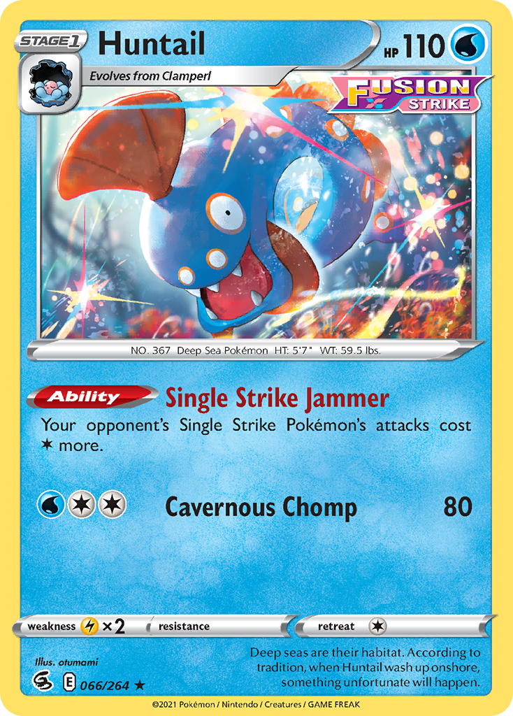 Huntail — SWSH08: Fusion Strike #066/264