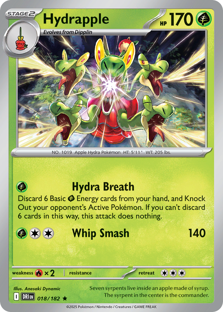 Hydrapple — SV10: Destined Rivals #018/182