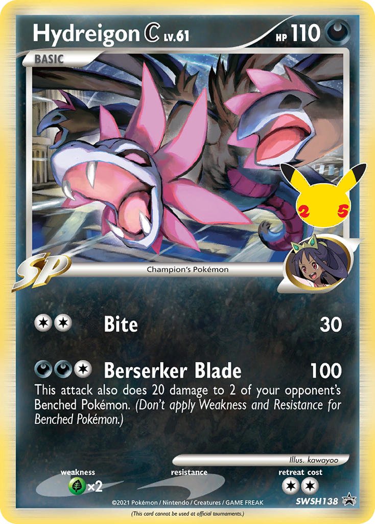 Hydreigon C — Jumbo Cards #SWSH138