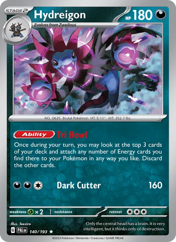 Hydreigon (Cosmos Holo) — Blister Exclusives #140/193