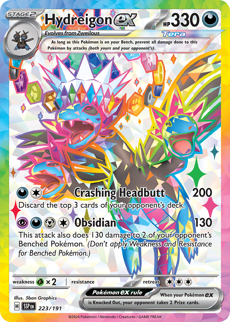 Hydreigon ex — SV08: Surging Sparks #223/191