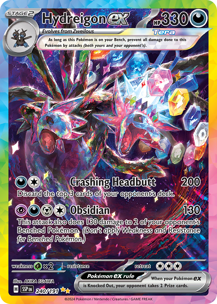 Hydreigon ex — SV08: Surging Sparks #240/191