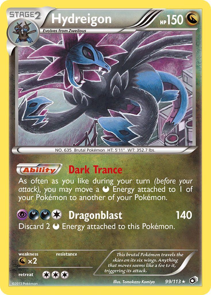 Hydreigon — Legendary Treasures #99/113