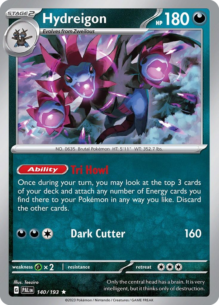 Hydreigon — SV02: Paldea Evolved #140/193