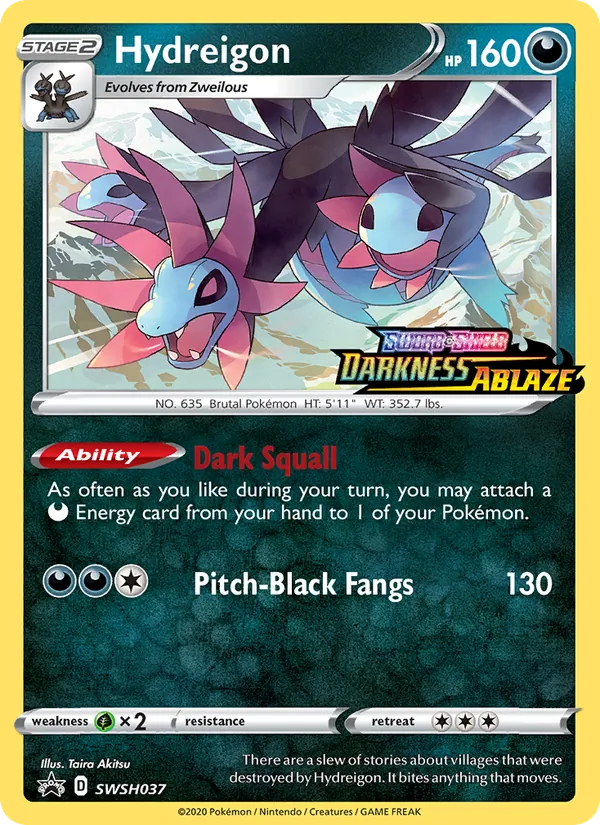 Hydreigon — SWSH: Sword & Shield Promo Cards #SWSH037
