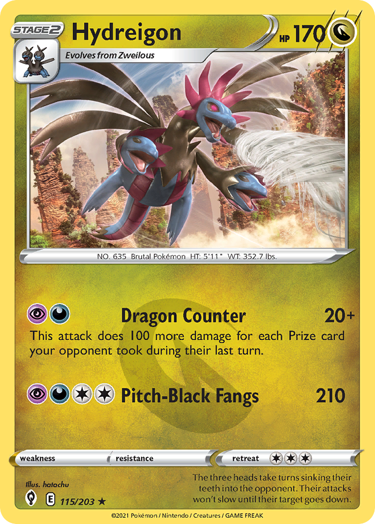 Hydreigon — SWSH07: Evolving Skies #115/203