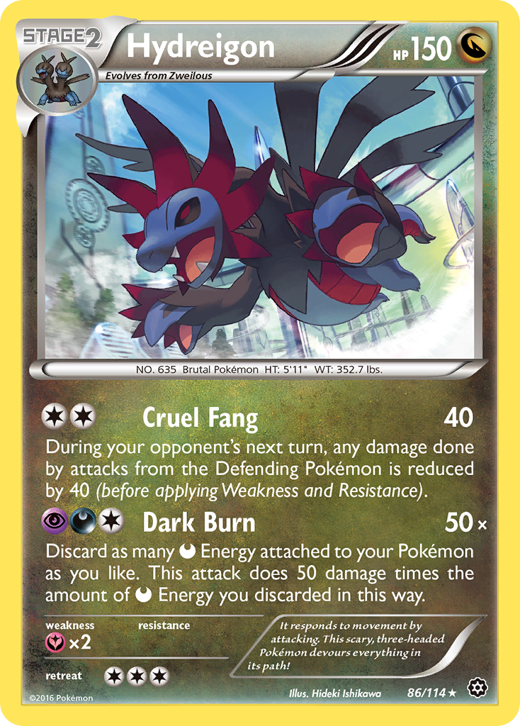 Hydreigon — XY - Steam Siege #86/114